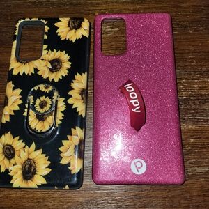 Loopy Case Pink Sparkle And Sunflower Phone Covers Fit A Galaxy Note 20